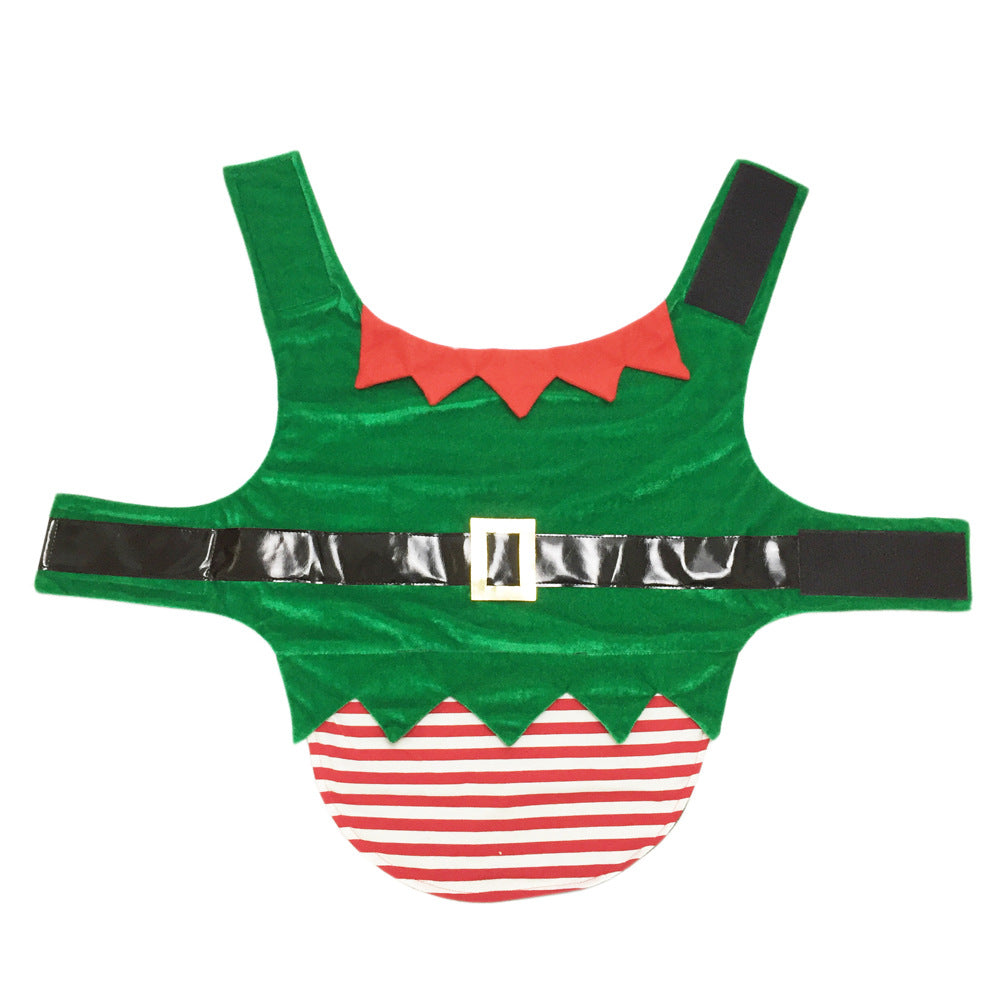 Santa & Elf Rider Dog Costume
