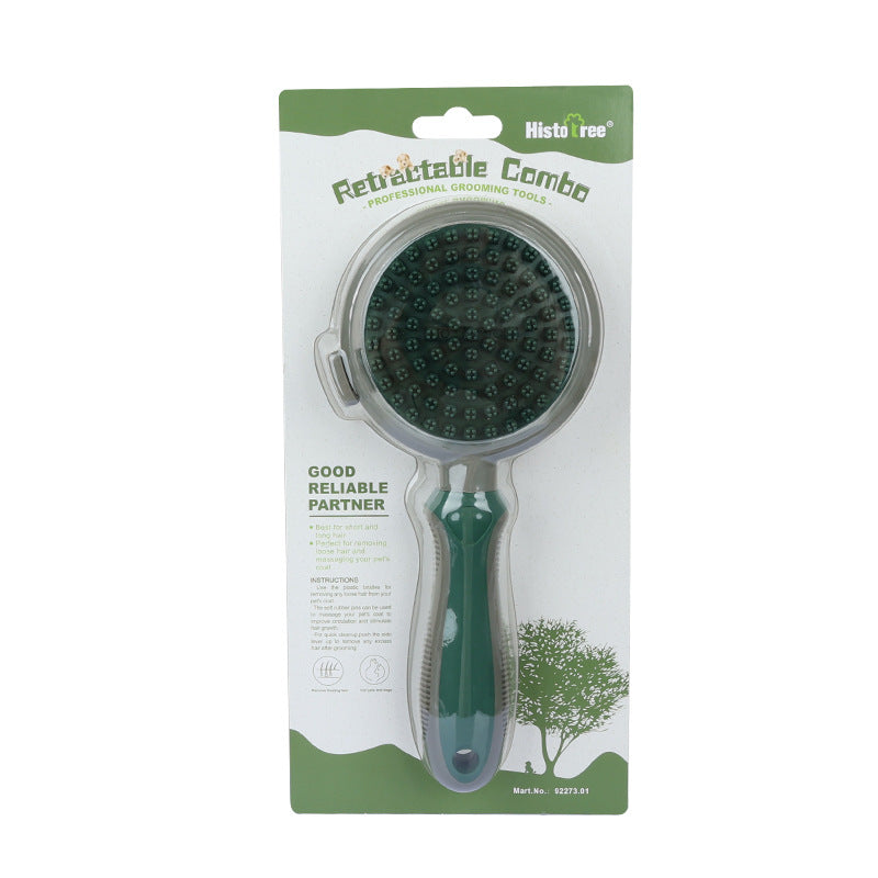 Self-Cleaning Slicker Brush
