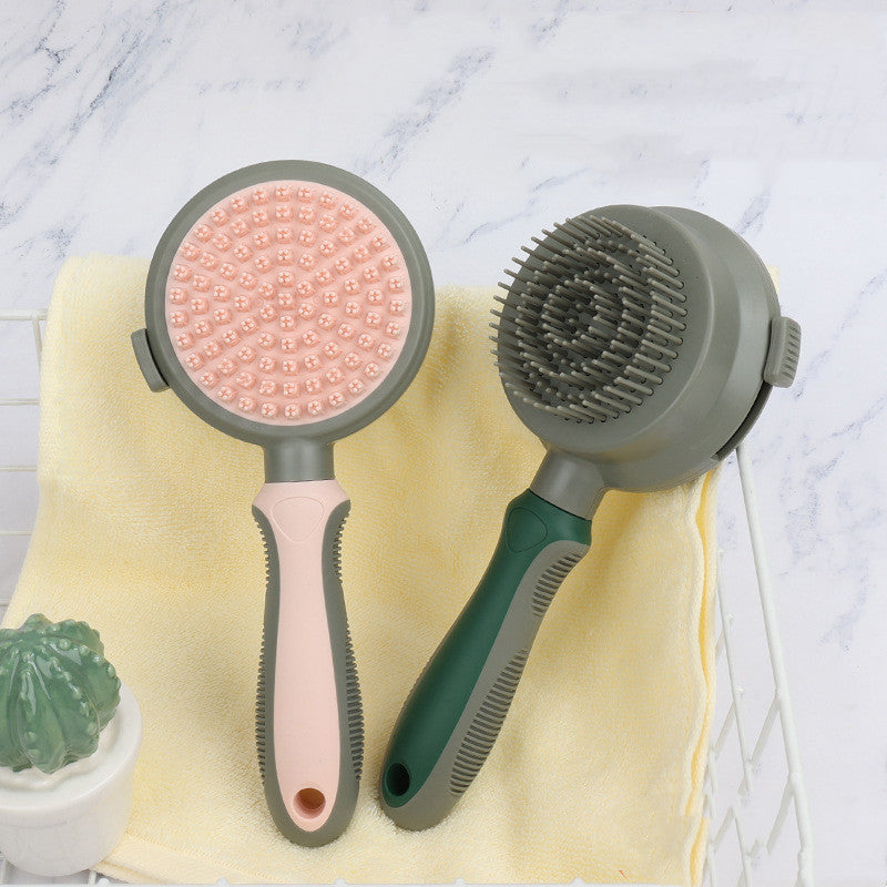 Self-Cleaning Slicker Brush