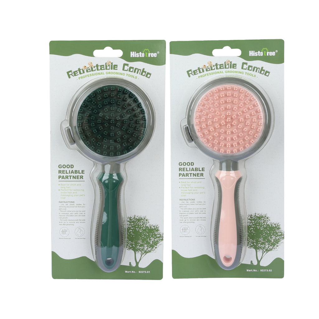 Self-Cleaning Slicker Brush