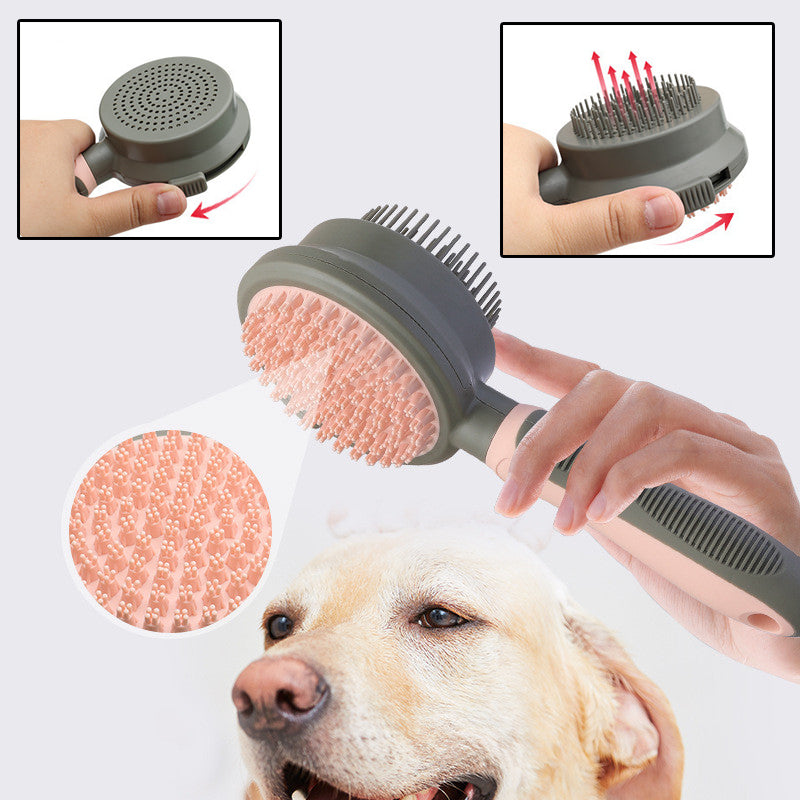 Self-Cleaning Slicker Brush