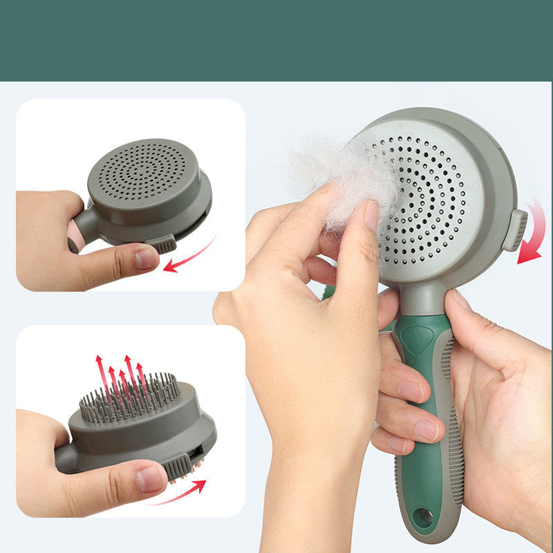 Self-Cleaning Slicker Brush
