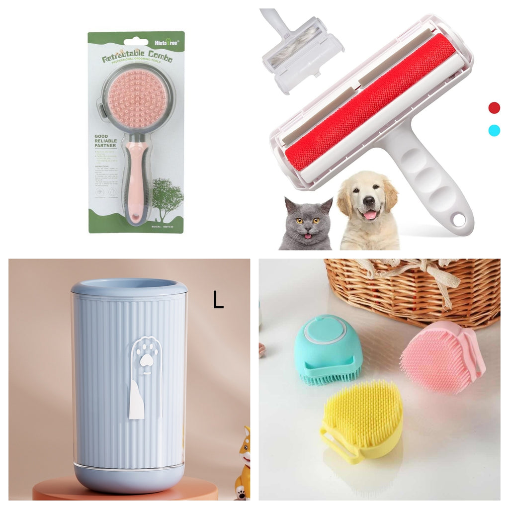 Self-Cleaning Slicker Brush
